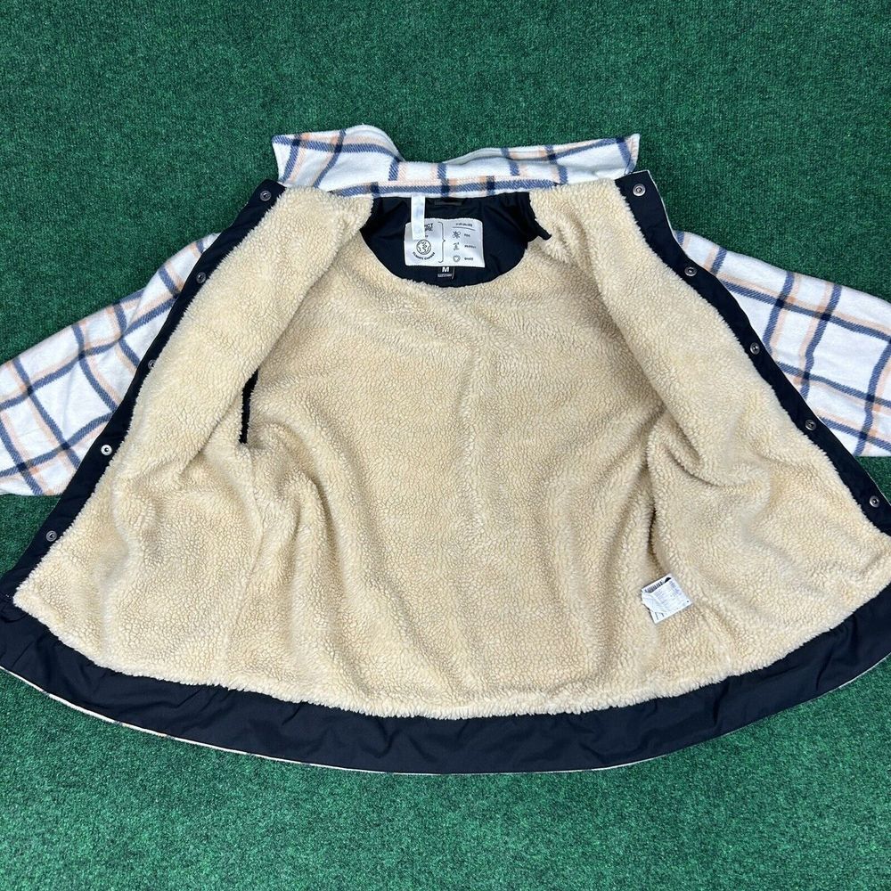 Picture‎ Organic Clothing Womens Medium Plaid Fleece Lined Snap Button Jacket - Picture 3 of 15